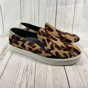 Cole Haan Grand Series Animal Print Women SZ 8.5B Slip on loafers shoes sneakers